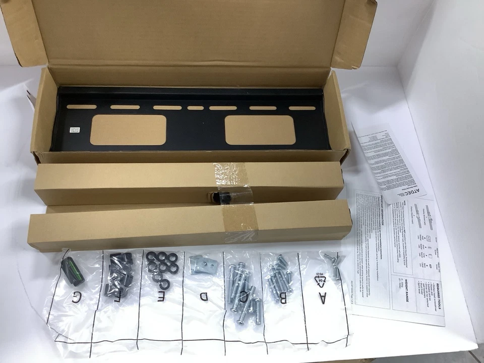 Atdec Adjustable Tilt Wall Mount for Displays Up to 110 lbs AD-WT-5040 - Image 1 of 1