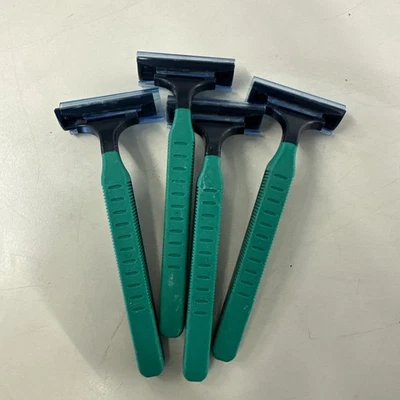 100 maquinillas de afeitar desechables de doble hoja con agarre de goma para uso profesional y doméstico Foto 1 de 4