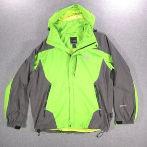 Chaqueta cortavientos North Face de colección rara de alta visibilidad verde Gore-Tex XCR Raintex para hombre XL - Imagen 1 de 20
