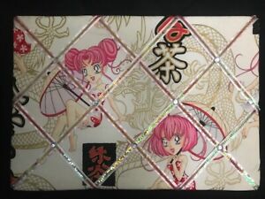 Japanese Anime' girls fabric bulletin board, decor, teenager, pink hair, cute