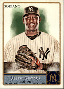 2011 Topps Allen and Ginter New York Yankees Baseball Card #118 Rafael Soriano