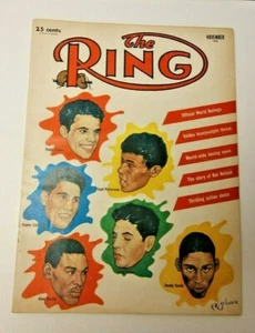 THE RING 1953 FLOYD PATTERSON COVER BOXING MAGAZINE RARE COOL GOOD CONDITION - Picture 1 of 3