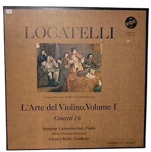 LOCATELLI L'Arte del Violino Volume I Lautenbacher Violin 1962 VOX 3 LP Box Set - Picture 1 of 6