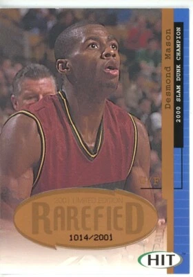 2001-02 SAGE Hit - Bronce Rarefied #R18 Desmond Mason/2001 Foto 1 de 2