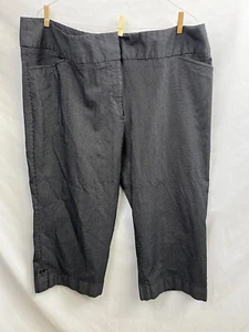 WOMENS Lane Bryant Pinstripes Carpi Pants Size 22w - Picture 1 of 9