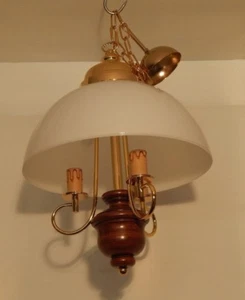 LAMPADARIO SOSPENSIONE classica lanterna 3 luci in bagno oro zecchino SCONTATO  - Foto 1 di 3