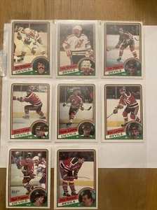 1984 OPC Team SET lot of 7 New Jersey DEVILS NM/MT o-pee-chee  7 cards - Picture 1 of 9