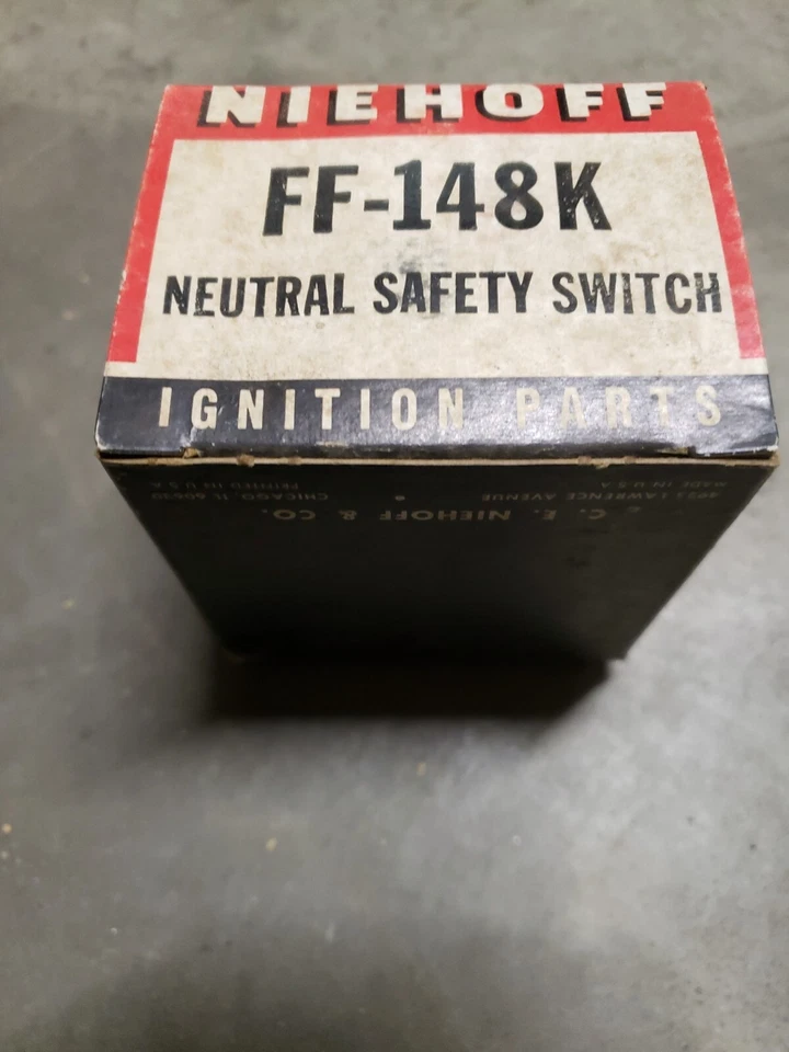 Interruptor de seguridad neutro NOS AUTO-LITE C9AA-7A247-A para 68-70 Ford Fairlane/Torino Foto 1 de 4