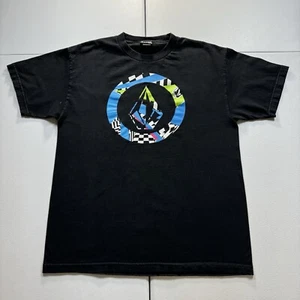 VINTAGE Volcom Shirt Mens Large Black Skate Logo Grunge Skater Streetwear Y2K - Picture 1 of 6