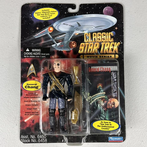 Star Trek Classic Star Trek General Chang Action Figure Playmates 1995 Cover