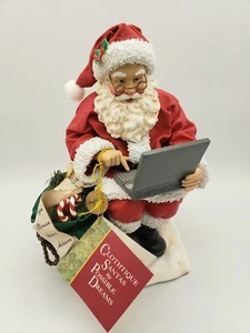 Vintage Clothtique Possible Dreams Santa's New List Computer Laptop Naughty Nice - Bild 1 von 10