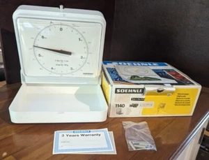 Soehnle Wall Scale Wandwaage Vtg 80s Made in West Germany In Box No Manual White - Picture 1 of 11