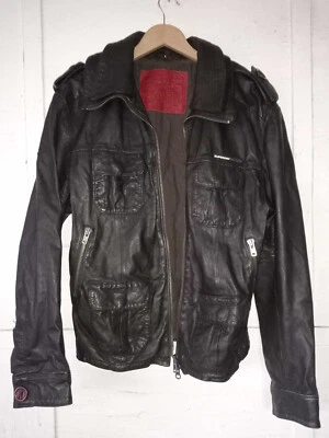 Superdry Chaqueta De Cuero Talla M-L Foto 1 de 4