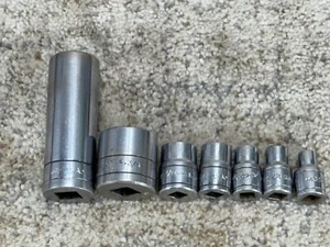 Lot 7 pcs S-K 1/4" Socket Set  Made in USA STANDARD - Bild 1 von 5