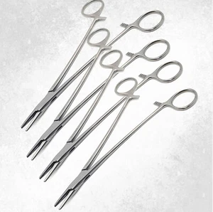 4 SOPORTE AGUJA MAYO HEGAR ACERO INOXIDABLE 8" INSTRUMENTOS DENTALES QUIRÚRGICOS - Imagen 1 de 3