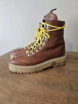 Botas de senderismo de cuero blanco roto VIRGIL ABLOH excursionistas Vibram para mujer Eur 39 EE. UU. 8,5 Foto 1 de 4