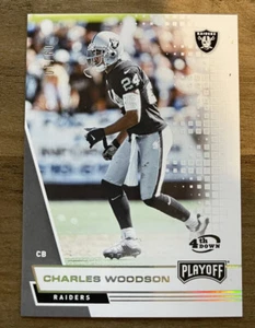 2020 Panini Playoff 4th Down #93 Charles Woodson Raiders SSP 9/10 - Picture 1 of 3