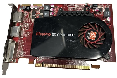 FirePro ATI 3D Graphics Video Graphics Card V4800 | 0X31G - Image 1 of 2