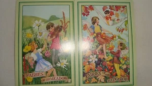 2 Picture Postcard--Fairies Of The Hedgerow Fairies of the Meadow [Salmon] - Picture 1 of 3