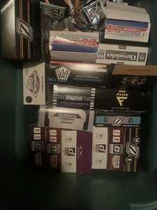 EMPTY MEGA/Blaster BOXES &Packs MLB NBA NFL Topps Panini Upper Deck +100 Cards - Picture 1 of 12