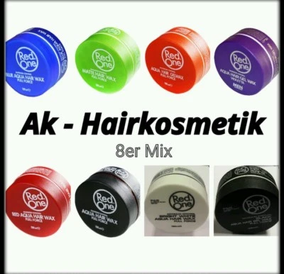 ( 24,08€ / L ) Red One 8er Mix Aqua Wax FULL FORCE - alle Sorten - je 150ml