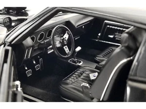1970 Pontiac Gto Judge Justified Black 1/18 Diecast Model Car By Acme A1801217 - Picture 1 of 4
