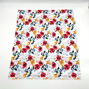 Floral Bouquet Lily Fat Quarter Fabric Square 100% Cotton 18" x 21" Minimum Cut - Picture 1 of 6