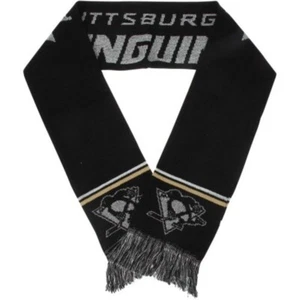 Pittsburgh Penguins NHL Acrylic Metallic Thread Scarf - Picture 1 of 1