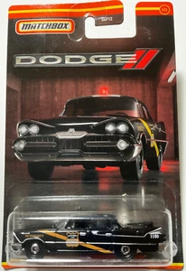 Matchbox 2022 Dodge II Series 1959 Dodge Coronet Police Black #1/12 - Picture 1 of 2
