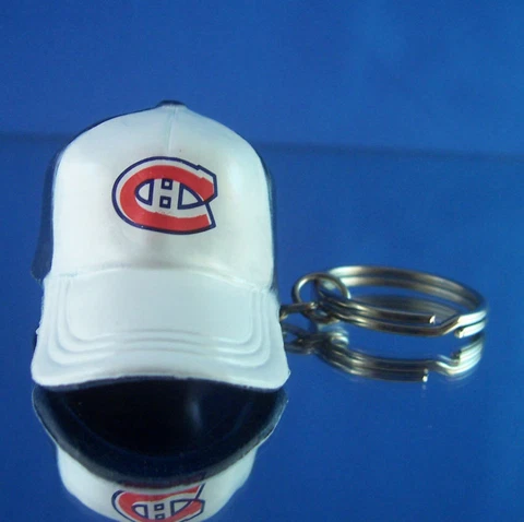 MONTREAL CANADIENS HOCKEY MINI TEAM CAP HAT KEYCHAIN 2" LONG NHL LICENSED Cover
