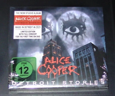 ALICE COOPER DETROIT STORIES LIMITED CD +DVD LIVE AT DETROIT 2021 IM DIGIPAK NEU - Bild 1 von 4