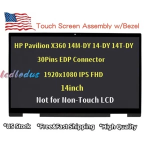 14'' FHD IPS LCD Touchscreen Digitizer Assembly For HP Pavilion X360 14-DY2050WM - Picture 1 of 3