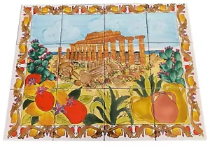 Historisches Antikes Fliesenbild Motiv 60x45 Dekorfliesen 31"x24" Mosaikfliesen - Bild 1 von 2