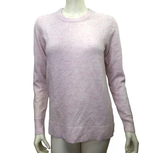 SUÉTER J CREW CREW MEZCLA LANA CREMA/ROSA SM NUEVO CON ETIQUETAS - Imagen 1 de 6