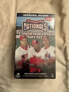 2005 Topps Washington Nationals Gedenkkarte 55 Karten Geschenkset werkseitig versiegelt - Bild 1 von 4