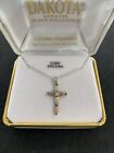 Black Hills Gold Sterling Silver And Gold Cross Please Read Description
