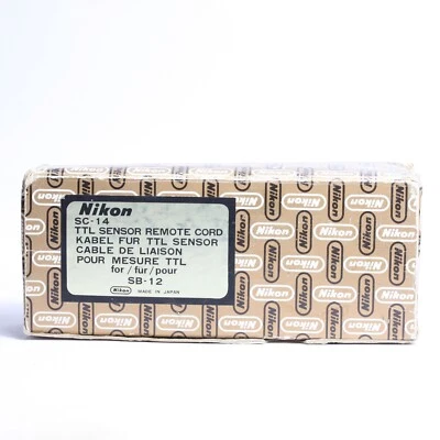 Nikon SC-14 TTL Remote Cord for SB12/SB16A/SB17 Speedlight Flashes - BOXED - Image 1 of 4