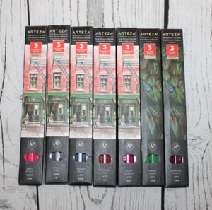 NEW ~ ARTEZA Professional Watercolor Pencils ~ 7 Packs of 3 Pencils ~ 7 Colors - Picture 1 of 3