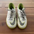 Nike Youth Hypervenom X Indoor Soccer shoes..white.. Size 5y