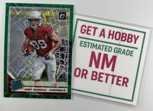 Andy Isabella RC #176 2019 Panini Optic Green Velocity Prizm Parallel Cardinals - Imagen 1 de 2