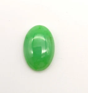 Natural Jadeite Jade Cabochon, Untreated Type A Gemstone, Oval Polished Stone - Picture 1 of 6