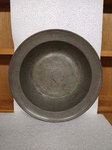 18th century c.1750 Antique pewter dish bowl Englisch Zinn - Picture 1 of 11