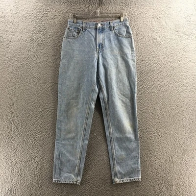 Levis 550 Tapered Jeans Womens 8 M Blue Denim Cotton High Rise Zip Fly 5 Pockets - Image 1 of 4