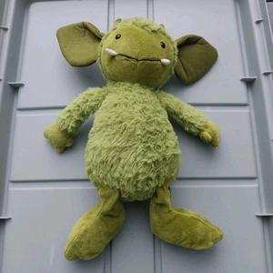 Used Jellycat Grizzo Gremlin Plush Stuffed Animal Green - Picture 1 of 5