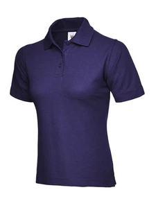 Uneek - Kemeja Polo Wanita Klasik - 50% Poliester 50% Kapas - Ungu - Saiz 3XL - Picture 1 of 1
