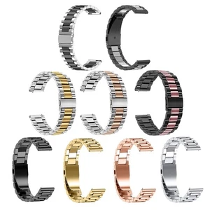 Correa de pulsera de acero inoxidable reloj inteligente correa de muñeca cómoda de usar - Imagen 1 de 16