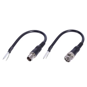 BNC Male Female to Bare Wire Coaxials Connectors 20cm Tail Line for - Picture 1 of 10