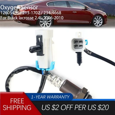 Sensor de oxigênio para Buick Lacrosse 2.4L 2006-2010 12605488 2131702 2344668 - Imagem 1 de 4
