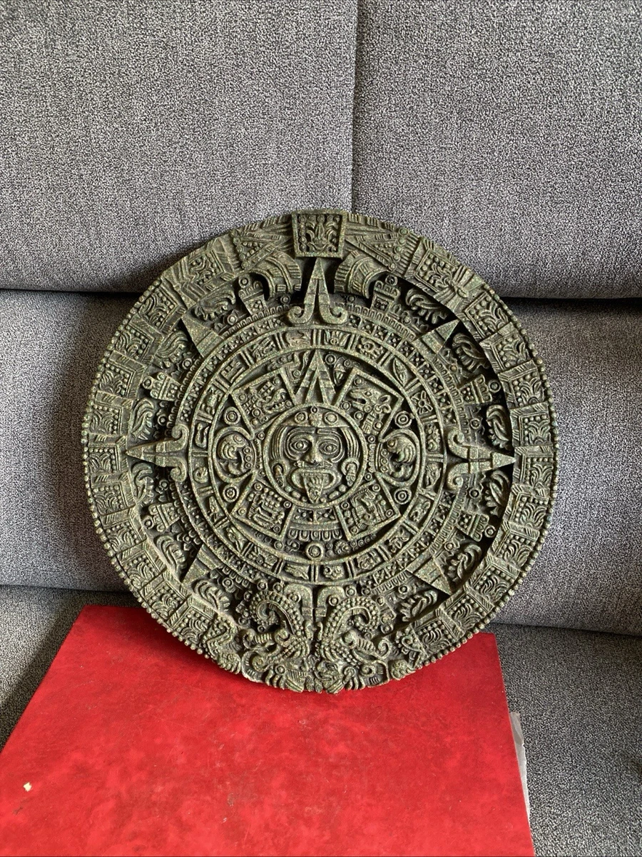 Maya-Kalender Wandteppich | Azteken-Muster, Flanell-Material – Verschiedene Größen (z.B. 236 X 180 Cm) – Für Wohnzimmer, Schlafzimmer