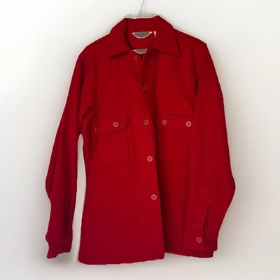 Official BSA Red Wool Jacket 553A Size 38 Men's CR-544 - Image 1 of 4